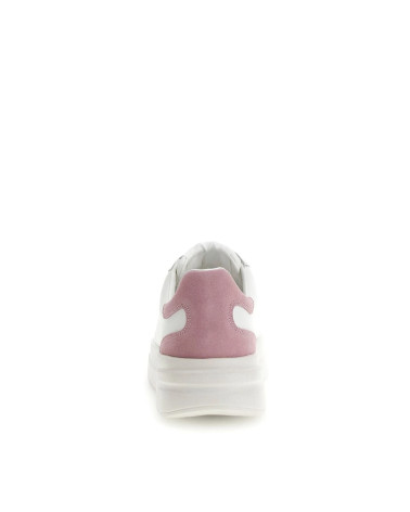 GUESS ELBINA Sneakers - White with Pink Details